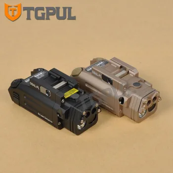 TGPUL Taktinis Medžioklės Žibintuvėlis DBAL-PL LED Weaponlight Su Raudonu Lazeriu IR Šviesos Konstanta ir Blykstės Galia Naktinis Apšvietimas