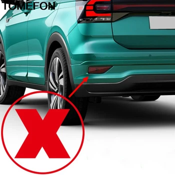 TOMEFON Volkswagen T-Kirsti 2018 2019 2020 Automobilio Galinis Rūko Žibintas Žibintas Foglight Rėmo Dangtis Apdaila Eksterjero Aksesuarai, Optikos ABS