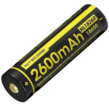 TOPSALE NITECORE Aukštos kokybės Li-ion Baterija Mygtuką Viršuje 18650 Saugomų Baterija su MicroUSB uosto Įkrovimo Kabelis