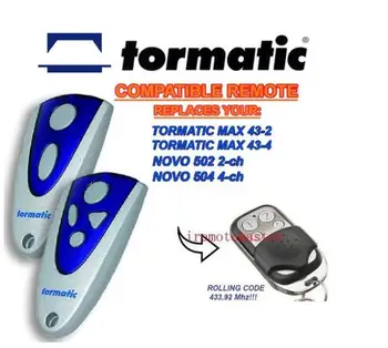 TORMATIC MAX 43-2,MAX 43-4,NOVO 502 2-CH,NOVO 504 4-CH pakeitimo nuotolinio 433,92 mhz, labai gera
