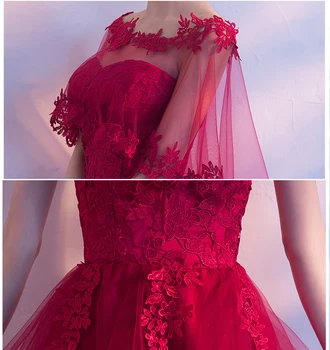 Tamsiai Raudona O-Kaklo Moterims, Mini Šalies Nėrinių Suknelė Prabangus Elegantiškas Banketų Trumpas Rytų Slim Prom Derliaus Chalatai Vestido XS-3XL