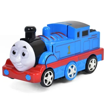 Thomas ir Draugai Diecasts Žaislas Transporto priemonių, automobilių žaislas Elektros deformacijos mažos traukinio muzikos vaikų švietimo Žaislas vaikams