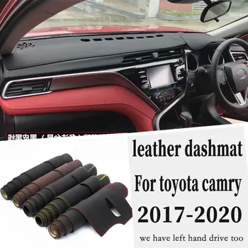 Toyota camry 8 kartai 2018 2019 Odos Dashmat prietaisų Skydelio Dangtelį Trinkelėmis Brūkšnys Kilimėlis Kilimų Automobilių Optikos Reikmenys užsakymą