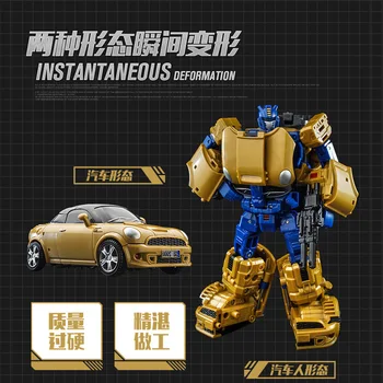 Transformacijos Automobilių Negabaritinių Throttlebots Goldbug Veiksmų Skaičius, Žaislai Deformacijos Robotas Vaikų Dovanų
