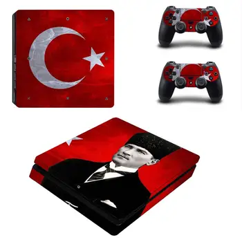 Turkijos Nacionalinė Vėliava, Atatiurko PS4 Plonas Odos Lipdukas PlayStation 4 