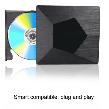 USB 3.0 Išorinis DVD įrašymo USB / Tipas-C Išorės Optinis įrenginys Darbalaukio Nešiojamas Universalus Diskas / MacOS / Windows 1