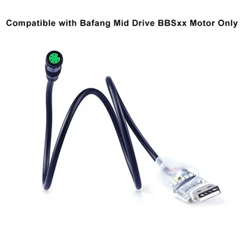 USB Programavimo Vidurio Ratai / Center Elektrinių Dviračių Motorinių Užprogramuotas Kabelis 8fun / Bafang BBS01 BBS02 BBS03 BBSHD