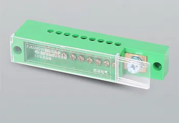 Unipolar Splitter Skirstomosios Dėžutės Matavimo Kabineto Laido Gnybtų Bloko Liepsną Plastikiniai su Dangčiu pagalbiniai Elektros Reikmenys.