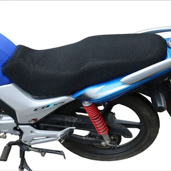 Universalus Motociklų Apsaugos Pagalvėlės Sėdynės Padengti Net 3D Mesh Balno Sėdynės Padengti Elektrinis Dviratis Paspirtukas Izoliacija Pagalvėlė Padengti
