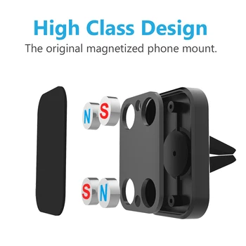 Universalus magnetinis automobilių universali vėdinimo magnetinio mobiliojo telefono laikiklis iPhone XR 11 Pro Max Xiaomi redmi HUAWEI 