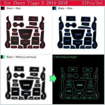 Už Chery Tiggo 5 2016 2017 2018 Grand Tiggo5 Anti-Slip Gumos Vartų Angą Taurės Kilimėlis Durų Groove Kilimėlis Automobilių Reikmenys