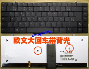 Už Dell Studio XPS 13 16 1340 1640 klaviatūra su foniniu apšvietimu NSK-DF101 0R266D nešiojamas pakeisti klaviatūrą