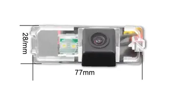 Už Skoda Roomster Tipas 5J Puikus Liftback HD CCD Automobilio galinio vaizdo Stovėjimo Atvirkštinio Atsarginės Vandeniui atspari Galinio vaizdo Kamera, Naktinio Matymo