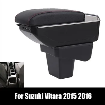 Už Suzuki Vitara 2016 Automobilio Sėdynėje Lauke Centrinės Saugyklos Turinys Dėžutė Su Puodelio Laikiklis Produktą Su USB Automobilių Optikos Reikmenys