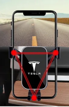 Už Tesla Model 3 2016-2019 Automobilinis Telefono Laikiklis prietaisų Skydelyje Specialios Mobiliojo Telefono Automobilinis Laikiklis Optikos Kalno Stovi GPS Ekranas Laikiklis