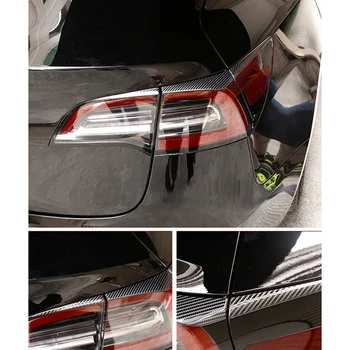 Už Tesla Model 3 Galiniai Šviesos Antakių Padengti Apdaila Galiniai Stabdžių Žibintas Juostelės Apdaila Išorės stilizavimo