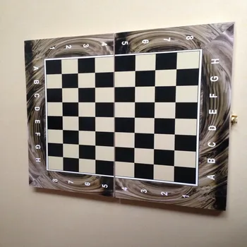 Užsienio Prekybos Pardavimo Storio Laminatas Boutique Lankstymo Imitacija Marmuro Modelis Mediniai Šachmatai Medžio Masyvo Šachmatų 2.5 Cm