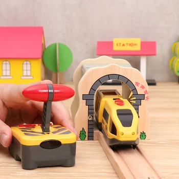 Vaikai Elektrinio Traukinio Žaislų Rinkinys Magnetinio Diecast Lizdas Traukinio Žaislas TINKA Medinių Geležinkelio Bri o Medinis Traukinio Bėgių Žaislai Vaikams Dovanos