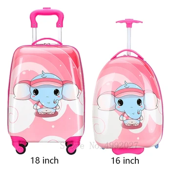 Vaikai kelionės lagaminą su ratukais, Animacinių, anime, geležinkelių bagažo atlikti priedus salono bagažo vežimėlio krepšys vaikų automobilių lagaminą panda