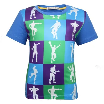 Vaiko Fortniter Marškinėliai 3D Atspausdintas Marškinėliai Vaikams Vasarą Battle Royale Trumpi marškinėliai Berniukas Mergaičių Paauglys Tvirtovė Naktį Marškinėlius Žaislai
