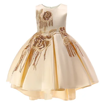 Vaikų drabužiai mergaitėms kutai uodega suknelė vaikams, gimtadienio, vestuvių suknelė baby princess šalis mergaičių dress 2 -10 Y vaikiški drabužiai