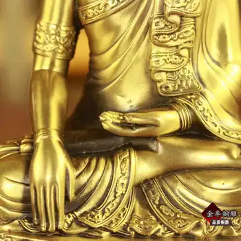 Vario Lotus Budos Statula Dvigubai Lotus Sėdi Buddha Sakyamuni 19 Cm aukščio Bronzos Dirbiniai statulėlės skulptūros dekoras