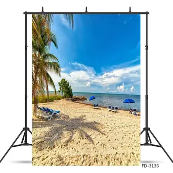 Vasarą Smėlio Paplūdimys, Jūros, Dangaus, Vandenynų Laisvalaikis Dekoracijos Fone Photocall Kūdikių Naujagimių Portretinės Fotografijos Fone Fotostudija