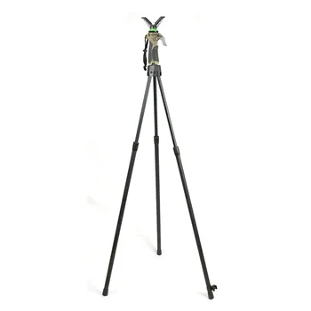 Viena Rankena Valdymas Reguliuojamas Aukštis V Formos Sukasi Jungas Sukelti Trikojo Teleskopinis Šaudymo Stick Profesionalios Medžioklės Stick