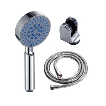 Vonios kambarys dušo galvutė rinkiniai nešiojamą aukšto slėgio vandens taupymo 5 funkcijos dušo galvutė karšto ir šalto maišytuvas maišytuvas turėtojas 1,5 m žarna