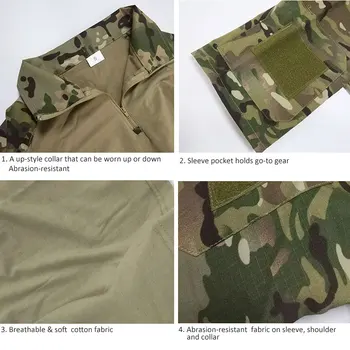 Vyrai Karinis Taktinis Marškinėliai Quick Dry marškinėliai trumpomis Rankovėmis Kamufliažas Armijos Marškinėlius Kvėpuojantis Pėsčiųjų Žygius Medžioklės Marškinėliai
