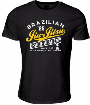 Vyrų Mados Vasaros Naują Spausdinimo T-Shirt Brazilijos Jiu Jitsu Gracie Akademijoje, T-Marškinėliai, Drabužiai Kovos Artser Bjj Tee Marškinėliai