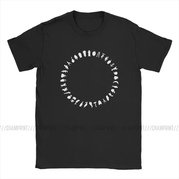 Vyrų Marškinėliai Alethiometer Simbolis Grid Compass Skaitytojas Savo Tamsiai Medžiagų Tees Trumpomis Rankovėmis 
