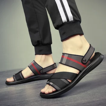 WEH sandalai vyrams 2020 tendencijos vasaros lauko laisvalaikio neslidus beach luxury sandalas aukštos kokybės minkštas vienintelis dvejopos paskirties sandalas