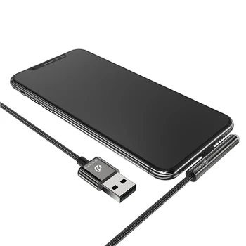 WSKEN M1 Pro USB Kabelis iPhone Įkroviklio 2.4 Greito Įkrovimo Laidas iPhone Kabelių XS Max X XR 7 8 Plius 6 5 SE 