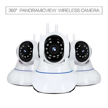 Wi-fi ip Kamera Intelligent Auto Stebėjimo 2MP, IR Supjaustyti Namų Apsaugos Kamera, infraraudonųjų SPINDULIŲ Naktinio Matymo 360 akis CCTV Kameros Kūdikio stebėjimo