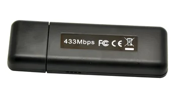 WoWoLink už Mediatek MT7610UN 802.11 ac Dual Band 433Mbps Mini USB WiFi Adapteris Wi-Fi Dongle 