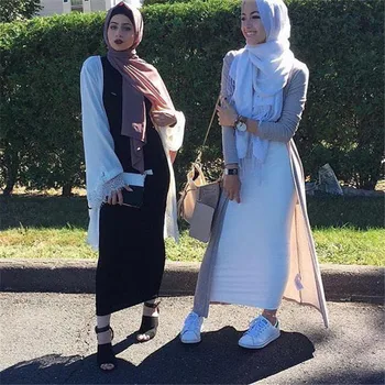 Womens' Elegantiška, Kukliai Musulmonų Islamo Šiltas Pieštuku sijonas Naujas Tvarstis Sijonas Moterų Kulkšnies Ilgis Ilgi Sijonai, 6 Spalvų 105cm Žiemą