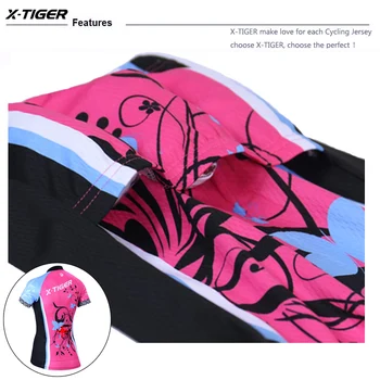 X-Tigras Moterų Ultravioletinių-Įrodymas, Dviračių Megztiniai MTB Dviratį Drabužių Moterų Dviračių Drabužiai Dėvėti Ropa Ciclismo Dviračių Drabužiai