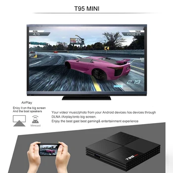 XGODY T95 MINI 6k HD TV Box H6 Quad-Core 2.4 G Wifi HDMI 2.0 Smart Media Player Android 9.0 16GB 2GB Set Top Box