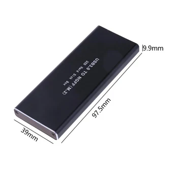 XT-XINTE USB 3.0 HDD Talpyklos M. 2 NGFF SU USB3.0 SSD SATA Kietąjį Diską Atveju Mobile Disko Dėžutė Atvejais 2230/2242/2260/2280 SSD