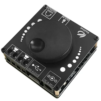 XY-AP50L Mini Bluetooth 5.0 50W+50W Belaidžio Garso Galia Skaitmeninis Stiprintuvas Valdybos Stereo Amp 3.5 MM AUX USB APP