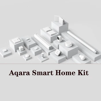 Xiaomi Aqara Smart Namų Rinkiniai Vartai 3 Aqara Hub Durų, Langų Jutiklis Žmogaus Kūno Sienos Jungiklis, Vandens Jutiklio Relinis Modulis Namų MI