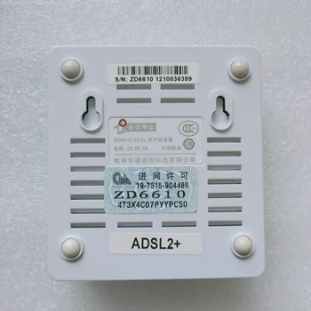 ZD vienas prievadas ADSL Modemo ZD6610 ADSL2+ plačiajuosčio ryšio telefono linijos įvesties