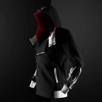 ZOGAA Gotikos Hoodie streetwear 2019 naujas hoodies vyrų Atsitiktinis mados juoda hoodie 5 spalvų, plius dydis S-4XL assassin vyrų hoodies