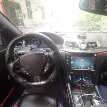 ZWNAV Už Maserati GT/GC GranTurismo Juoda arba Anglies pluošto 2007 - 2017 daugialypės terpės Grotuvas, automagnetolos, GPS navigaciją Headunit