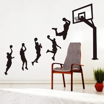 [shijuekongjian] krepšininkas Sienų Lipdukai 