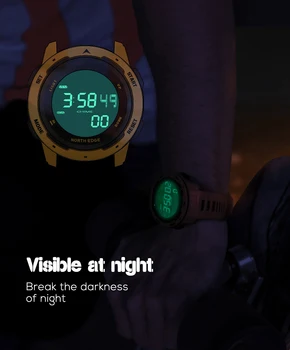 ŠIAURĖS KRAŠTO Digital smart Watch Vyrų Fitneso Sporto Laikrodžiai Veikia Sporto, Plaukimo 50M atsparumas Vandeniui Vyrų Elektroninis laikrodis