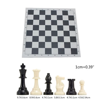 Šachmatų Triple Svertinis Gabalus ir Kilimėlis Valdybos Šachmatų Rinkinį