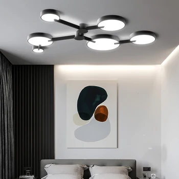 Šiaurės šalių šiuolaikinės minimalistinės kūrybos gyvenamojo kambario, valgomojo, miegamojo lempa asmenybės LED Beidou lubų lempa