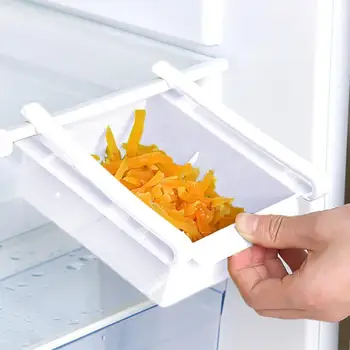 Šiuolaikinės kūrybos Multi-funkcinis erdvės taupymo Šaldytuvo Lentynos stalčiuko talpinimo Maisto Konteineryje Virtuvės Įrankiai Q31 30+